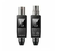 Knadgbft UHF Wireless Microphone Converter XLR Transmitter Receiver Receiver Transmission Adapter Black for Dynamic Microphone Guitar