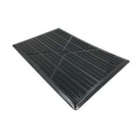 Knadgbft Universal Car Floor Mat Pad Heel Foot Carpet Pedal Patch Cover Anti-Skid Pedal Mat - 25X16cm