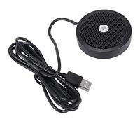 Knadgbft USB Conference Microphone Omnidirectional One-Key Mute Plug and Play Compatible with Video Conference and Chat
