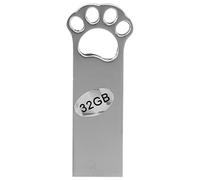 Knadgbft USB Flash Drive Metal USB Stick Pendrive Memory Stick Mini Cute Pen Drive for Desktop Laptop (32G)