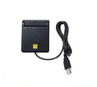 Knadgbft USB Smart Card Reader Usb2.0 Tax Declaration Smart Card Reader for Bank Card IC/ID EMV Card Reader for Windows 7 8 10 for Linux OS USB- 7816