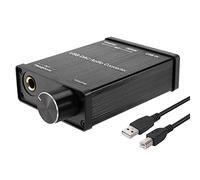 Knadgbft USB to Coaxial S/PDIF Optical 3.5mm/6.3mm Headphone Converter USB DAC Digital to Analog Audio Converter for Windows XP