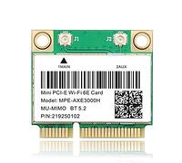 Knadgbft WiFi 6E 2400Mbps AX210 -AXE3000H Wireless Mini PCI-E Card for BT 5.2 802.11AX 2.4G/5G/6Ghz Wlan Network Card Adapter