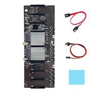 Knadgbft X79 ETH Mining Motherboard 9 GPU Slot+SATA Cable+Switch Cable+Thermal Pad PCIE16X LGA2011 Support RTX 3060 3080 3090 GPU