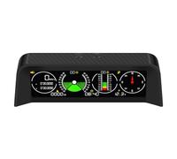 Knadgbft X90 HUD Automotive Electronic Digital GPS Speedometer Tilt Meter Altimeter Compass Car Gradient Balancer