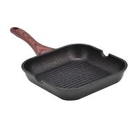 KnadgbftGrill Pan Grill Pan Aluminium for Stove Tops Non-Stick Marble Coating Aluminum Induction Steak Pan with Pour Spout