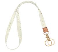 Knagsfa Lanyards for Id Badges, Long Neck Lanyards for Keys Wallets, Cute Keychain Lanyard for Women Teacher, Bee Flower
