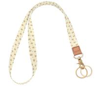 Knagsfa Lanyards for Id Badges, Long Neck Lanyards for Keys Wallets, Cute Keychain Lanyard for Women Teacher, Yellow Bear