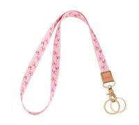 Knagsfa Lanyards for Keys, Neck Lanyards for ID Badges with Metal Hook, Cute Lanyard Keychain for Women, Red Bow