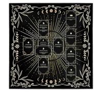 Knana Altar Cloth Velvet Tarot Cloth (Black)