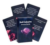 Knana Dark Confessions Oracle Cards Message Oracle Deck, Oracle Cards for Beginners, Rose Oracle Card