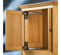 Knape & Vogt 24" EZ Pocket Door Slide - Brown Contemporary Alloy Steel Door Slide