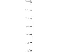 Knape & Vogt John Sterling Sports Rack for Garage, 7-Ball Capacity, Silver, Alloy Steel, 63-1/8"