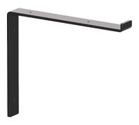 Knape & Vogt Shelf-Made 10 in. D x 1.50 in. W x 8.313 in. H Black, Steel, Decorative Shelf Bracket, 75lbs