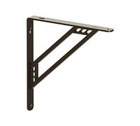 Knape & Vogt Shelf-Made 10in. D x 8.25in. H x 1in. W Bronze, Steel & Cast Aluminum, Decorative Shelf Bracket, 500lbs