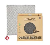 Knapp Made CM2 Scrubber - Premium Grade Stainless Steel Chainmail Dishcloth for Your Finest Pots and Pans