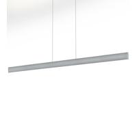 Knapstein LED pendant light Runa, nickel, length 152 cm