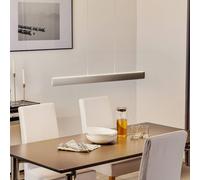 Knapstein LED pendant light Runa, nickel, length 92 cm