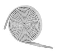 knardo 2 PAIRS, 4 LACES, 8mm Wide Flat Grey Shoelaces, Perfect ShoeLaces for Trainers. Ideal Replacement Shoe Laces for converse and Walking Shoes (150 cm Mid Grey)
