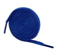 knardo 2 PAIRS, 4 LACES, 8mm Wide Flat Royal Blue Shoe laces, Perfect ShoeLaces for Trainers. Ideal Replacement Shoe Laces for converse and Walking Shoes (130 cm Royal Blue)