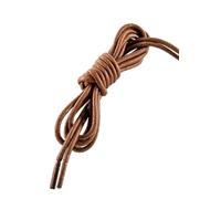 knardo 2 Pairs 4 laces Round thin 2.5mm,80cm Brown shoe laces waxed, suitable for formal dress shoes,Brogues, Derby, or Blucher styles. Excellent replacements for Oxford Ankle Boots or Desert Boots.
