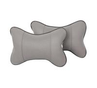 KNAUDMDM 2 Pcs Car Headrest Pillow, for BMW X1 X2 X3 X4 X5 X6 X7 i3 i3s iX Memory Foam Car Neck Support for Driver or Passenger, Adjustable Strap, Washable Cover,D