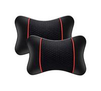 KNAUDMDM 2 Pcs Car Headrest Pillow, for Dacia Duster 2nd Gen 1st Gen HM HS 2010-2023 Memory Foam Car Neck Support for Driver or Passenger, Adjustable Strap, Washable Cover,A