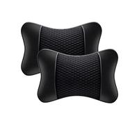 KNAUDMDM 2 Pcs Car Headrest Pillow, for Dacia Duster 2nd Gen 1st Gen HM HS 2010-2023 Memory Foam Car Neck Support for Driver or Passenger, Adjustable Strap, Washable Cover,D