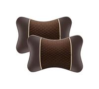 KNAUDMDM 2 Pcs Car Headrest Pillow, for Dacia Duster 2nd Gen 1st Gen HM HS 2010-2023 Memory Foam Car Neck Support for Driver or Passenger, Adjustable Strap, Washable Cover,E