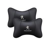 KNAUDMDM 2 Pcs Car Headrest Pillow, for Peugeot 308 508 SW GT 2014-2023 2024 Memory Foam Car Neck Support for Driver or Passenger, Adjustable Strap, Washable Cover,B