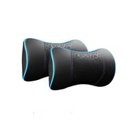 KNAUDMDM 2 Pcs Car Headrest Pillow, for Peugeot Traveller 2016-2021 2022 2023 2024 2025 Memory Foam Car Neck Support for Driver or Passenger, Adjustable Strap, Washable Cover,B