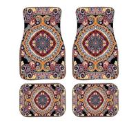 KNAUDMDM 4 Pcs Car Floor Mats, for VW Caddy Maxi 2004-2025 Tailored Fit Carpet Floor Mats, Anti Slip Granulated Backing for Cars SUV Truck and VAN