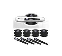 KNAUDMDM 8 Pcs Car Door Handle Stickers, for Volvo XC60 S40 S60 S80 S90 XC40 XC70 C30 C70 XC90 V40 V60 V90 Anti-Scratch Car Door Bowl Protection Sticker Body Fittings Sticker Protector,A