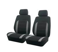 KNAUDMDM Car Seat Covers, for Fiat Panda Cross 2014-2024/Fiat Panda City Cross 2017-2024 Car Seat Covers Front Pair, 3D Tire Tracks Embossed Automotive Interior Covers, Airbag Compatible,A