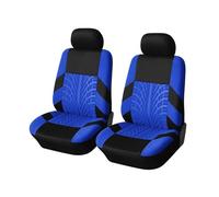 KNAUDMDM Car Seat Covers, for Ford Puma ST-Line X 2020 2021 2022 2023 2024 2025 Car Seat Covers Front Pair, 3D Tire Tracks Embossed Automotive Interior Covers, Airbag Compatible,C