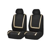 KNAUDMDM Car Seat Covers, for Ford Puma St-Line X 2020-2024 2025 Car Seat Covers Front Pair, 3D Tire Tracks Embossed Automotive Interior Covers, Airbag Compatible,C