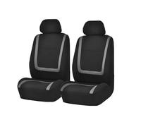 KNAUDMDM Car Seat Covers, for Ford Transit Connect Courier 2010-2025 Car Seat Covers Front Pair, 3D Tire Tracks Embossed Automotive Interior Covers, Airbag Compatible,E