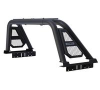 KNAWIER Sport Bar Roll Bar for Full Size Pickup Truck, Adjustable Black Chase Rack Compatible with Ram 1500/2500/3500,Silverado,Tundra,F-Series,Sierra,Titan&Titan XD,Light Mounts