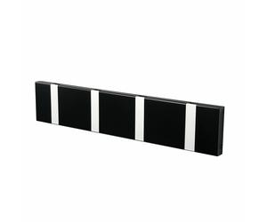 Knax Wardrobe 4 hooks black Loca - 5711394140405