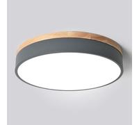 KNBVFHG American Style Macaron Ceiling Lamp Warm Romantic Round Ceiling Lights Modern Minimalist LED Round Lighting Fixture Three-Color Dimming Embedded Panel Lamps Lounge Hallway Home Office Porch