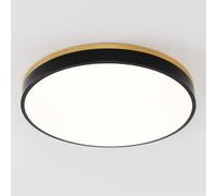 KNBVFHG American Style Round Ceiling Lamp Recessed Installation LED Ceiling Lights Thin Flat Modern Flush Mount Lighting Fixture Three-Tone Light Elegant Panel Lamps Lounge Hallway Home Office Porch
