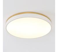 KNBVFHG American Style Round Ceiling Lamp Recessed Installation LED Ceiling Lights Thin Flat Modern Flush Mount Lighting Fixture Three-Tone Light Elegant Panel Lamps Lounge Hallway Home Office Porch