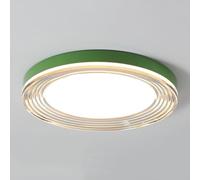 KNBVFHG Energy Saving Macaron Ceiling Lamp Modern Minimalist LED Ceiling Lights Warm Romantic Home Lighting Fixture Tri-Color Dimming Elegant Panel Lamps for Closets, Kitchens, Stairwells, Bedrooms