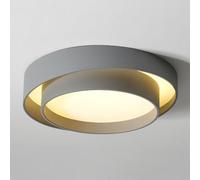 KNBVFHG Iron Art and Acrylic Close to Ceiling Lamp Non-Dimmable Round Flush Ceiling Light Double Layer LED Household Lamp Shade Nordic Minimalist Lighting Fixture for Home,Kitchen,Hallway,Living Room