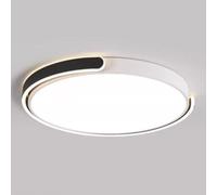 KNBVFHG Italian Minimalist Bedroom Lamp Eye Protection Home Room Ceiling Lights LED Modern Minimalist Lighting Fixture Tri-Color Dimming (3000K/4500K/6000K) for Living Room Kitchen Office Hallway