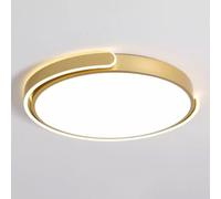 KNBVFHG Italian Minimalist Bedroom Lamp Eye Protection Home Room Ceiling Lights LED Modern Minimalist Lighting Fixture Tri-Color Dimming (3000K/4500K/6000K) for Living Room Kitchen Office Hallway