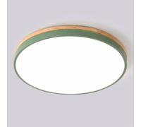 KNBVFHG Macaron Three-Tone LED Flat Light Household Close to Ceiling Lamp Easy to Install Fashionable Ceiling Lights with Acrylic Lampshade Flush Mount Lighting Fixture Bedroom, Kitchen, Living Room