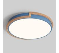 KNBVFHG Nordic Macaron LED Ceiling Lights Ultra-Thin Simple Round Ceiling Lamp Warm Romantic Flush Mount Panel Lamps Three-Color Dimming Embedded Lighting Fixture Living Room Kitchen Office Hallway