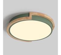 KNBVFHG Nordic Macaron LED Ceiling Lights Ultra-Thin Simple Round Ceiling Lamp Warm Romantic Flush Mount Panel Lamps Three-Color Dimming Embedded Lighting Fixture Living Room Kitchen Office Hallway