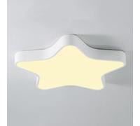 KNBVFHG Nordic Minimalist Modern Ceiling Light Creative LED Children's Room Lamp Hallway Five-Pointed Star Macaron Light Fixtures Three-Tone Light Elegant Panel Lamps Bedroom, Kitchen, Living Room
